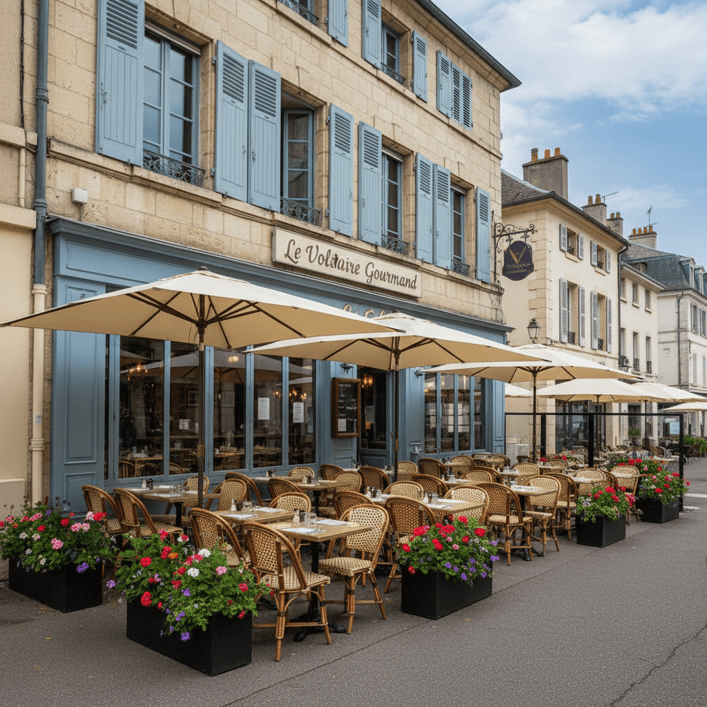Restaurant 224m² à Ferney-Voltaire : terrasse - Image 1