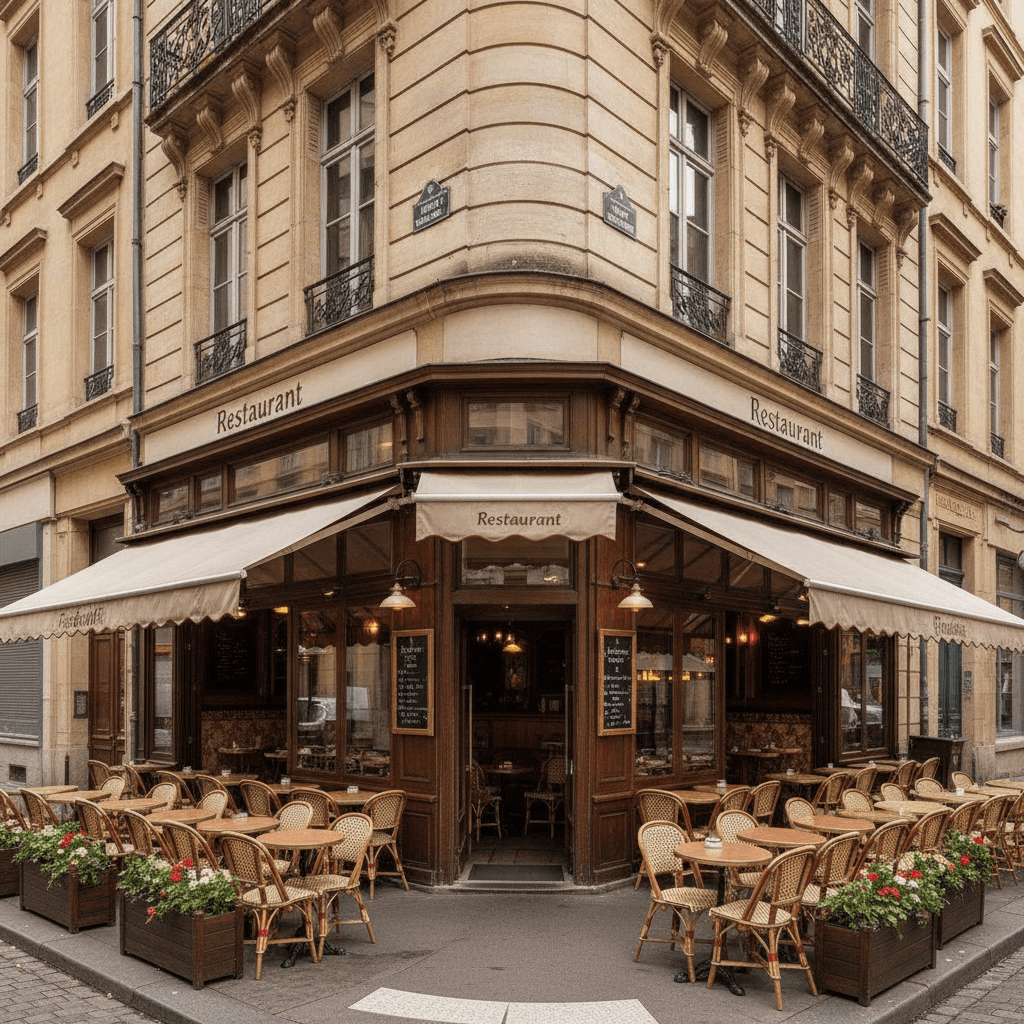 Restaurant 55m² à Lyon : terrasse - extraction - Image 1