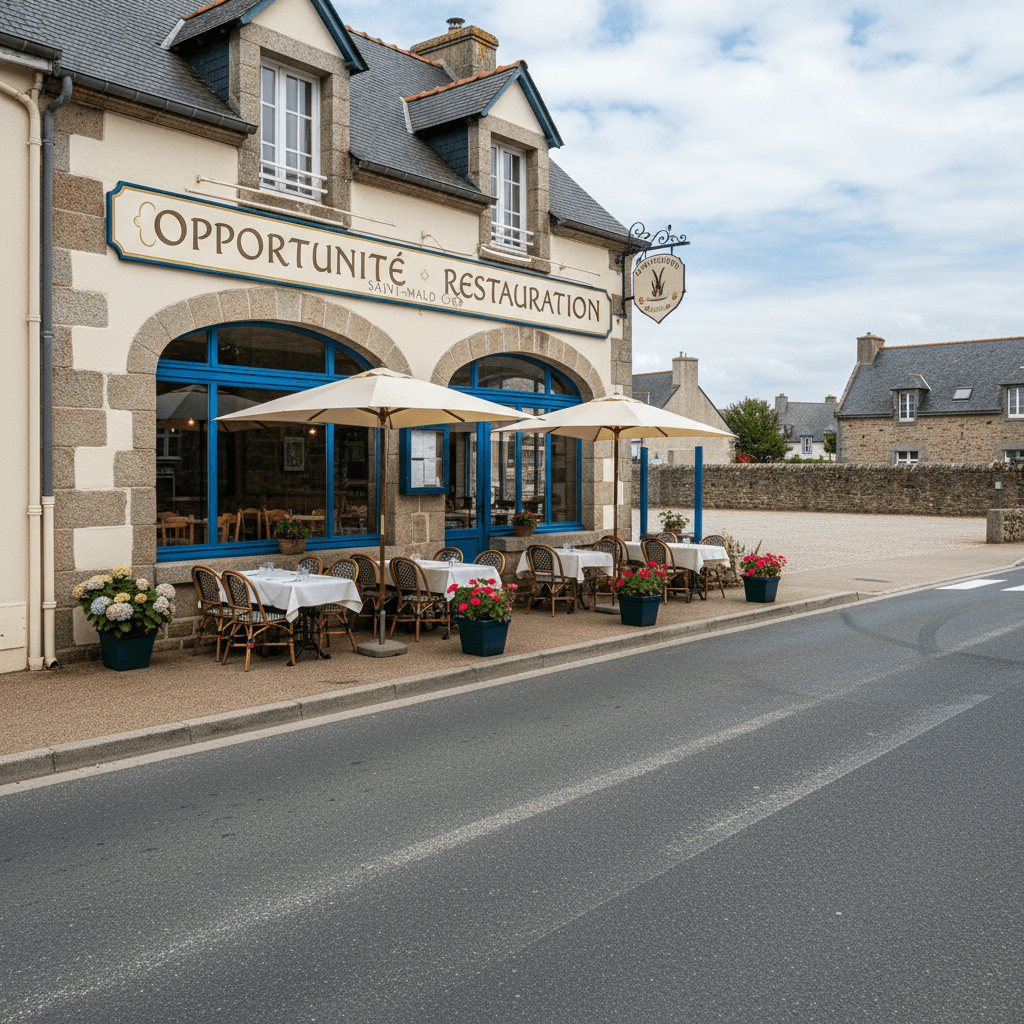 Restaurant à Saint-Malo : terrasse - licence IV - Image 1