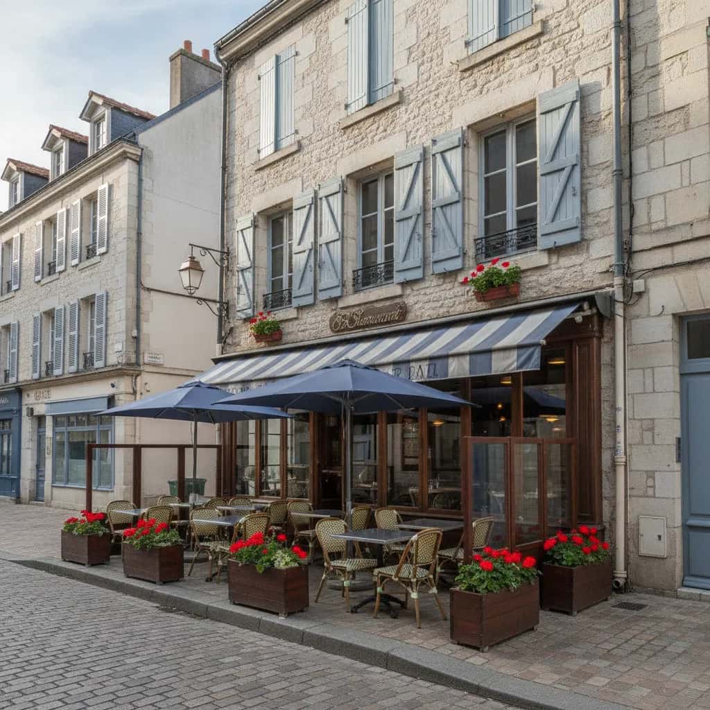Restaurant 100m² à La Rochelle : terrasse - cuisine équipée