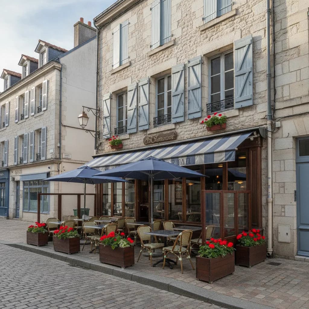Restaurant 100m² à La Rochelle : terrasse - cuisine équipée - Image 1