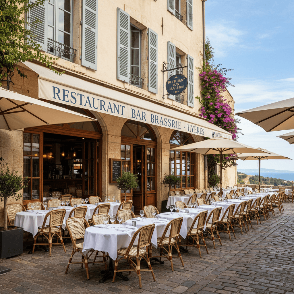 Bar-brasserie 180m² à Hyères : terrasse - licence IV - Image 1
