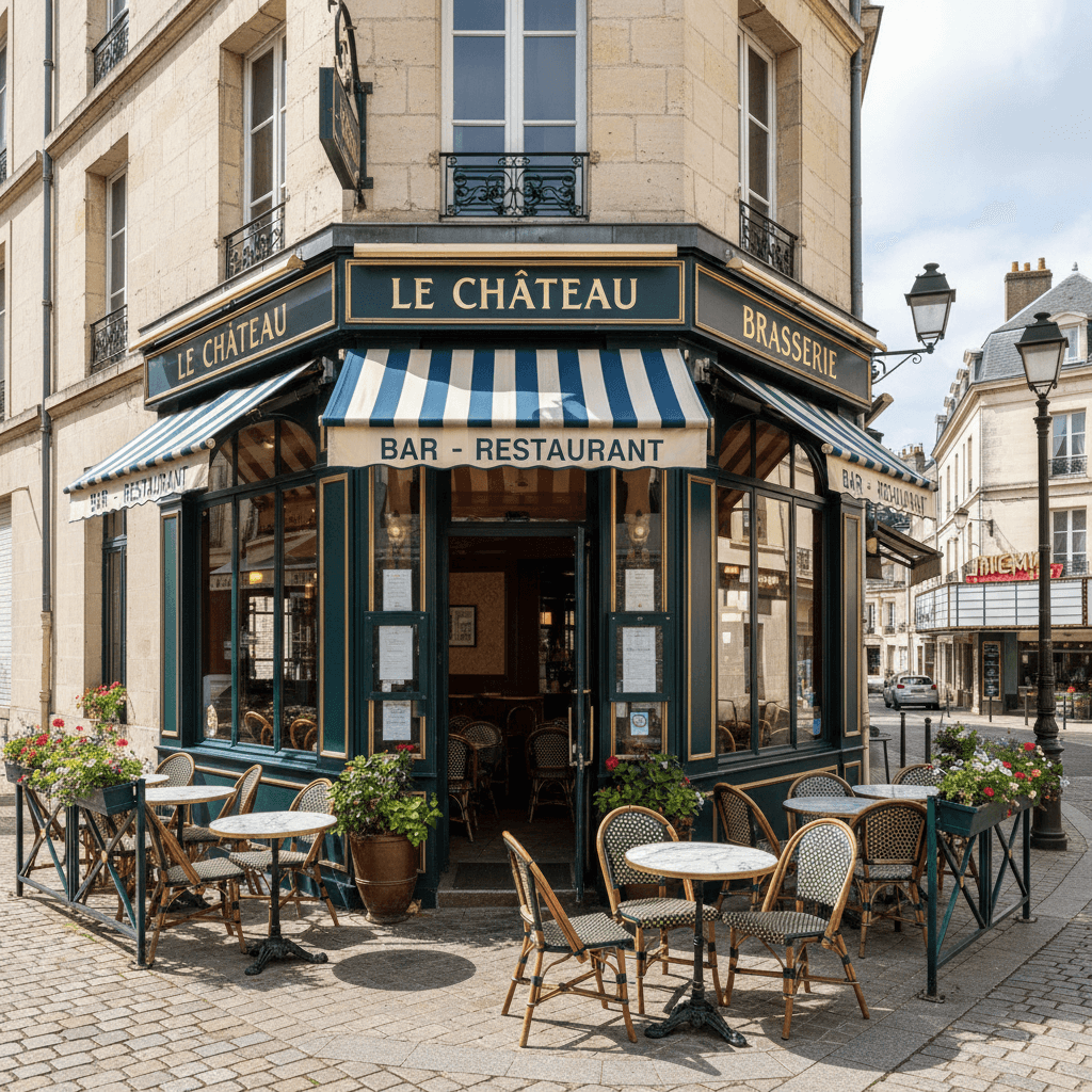 Bar-brasserie 180m² à Pessac : terrasse - licence IV - Image 1