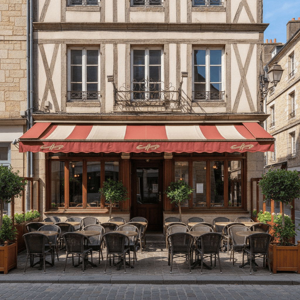 Bar-brasserie à Dinan : terrasse - licence IV - Image 1