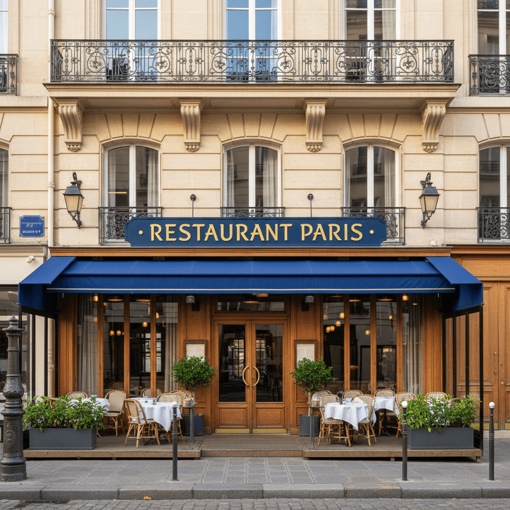 Restaurant 55 couverts à Paris : terrasse - licence IV - Image 1