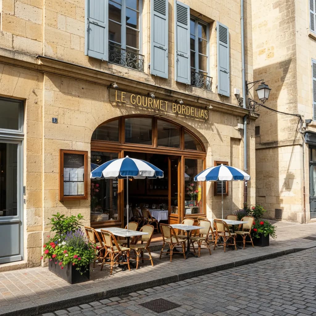 Restaurant 200m² à Bordeaux : terrasse - extraction - Image 1
