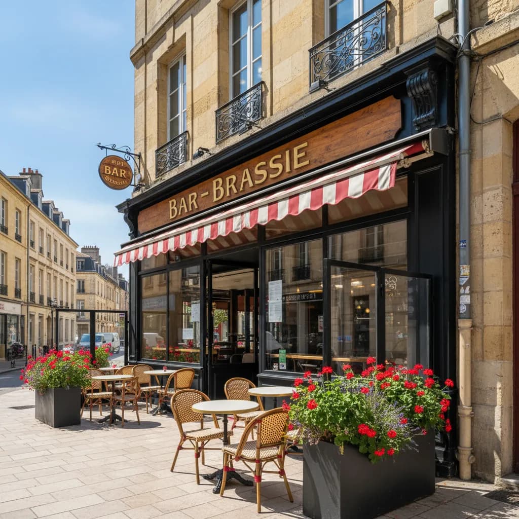 Bar-brasserie 230m² à Bordeaux : terrasse - licence IV - Image 1