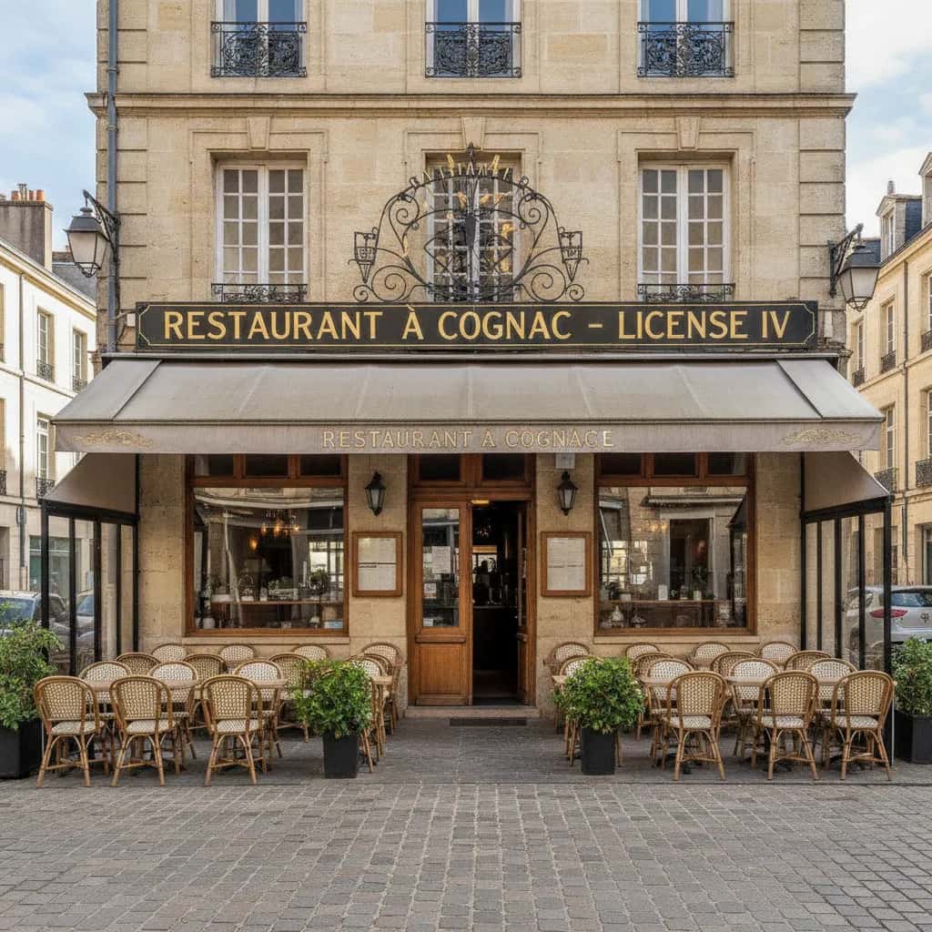 Restaurant à Cognac : terrasse - licence IV