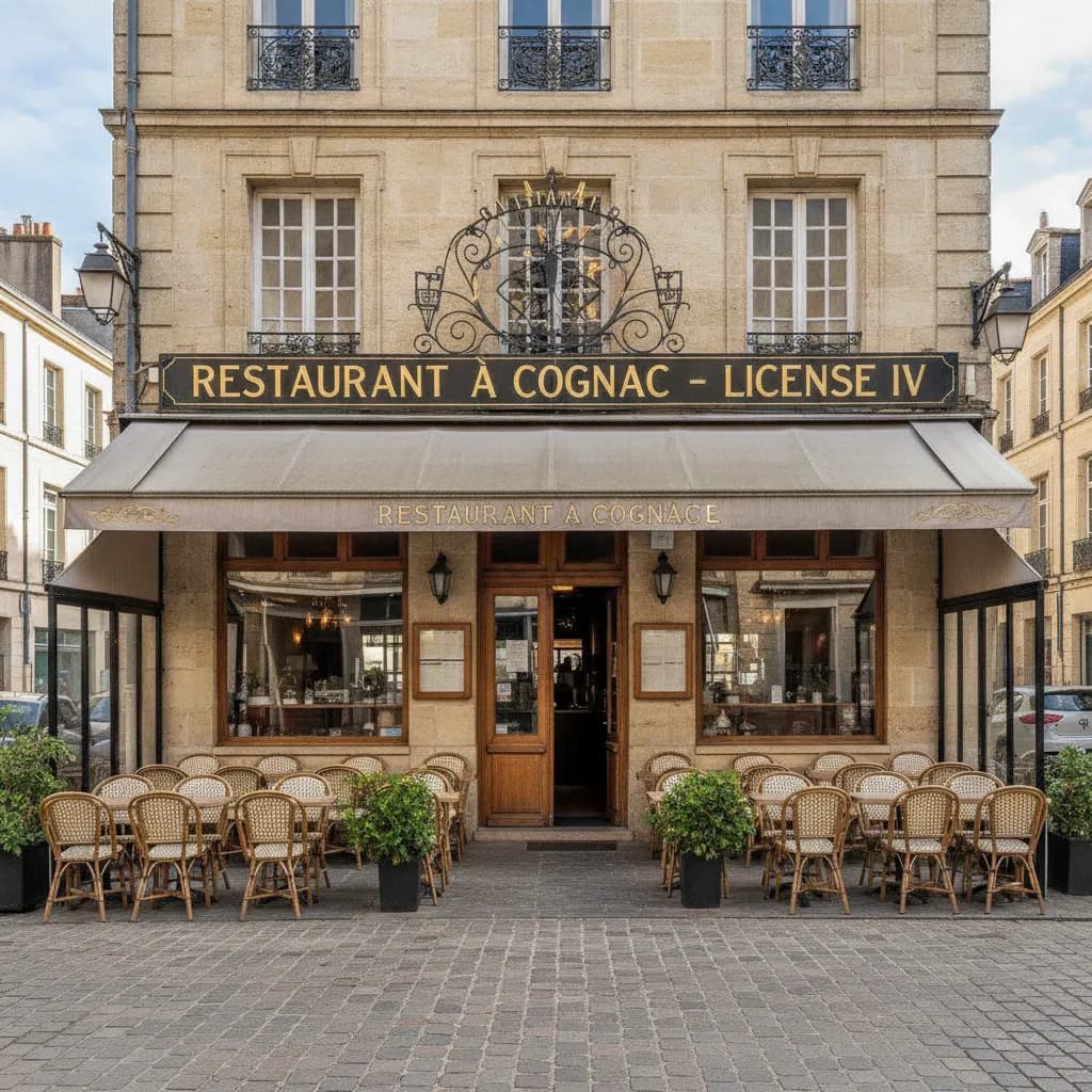 Restaurant à Cognac : terrasse - licence IV - Image 1