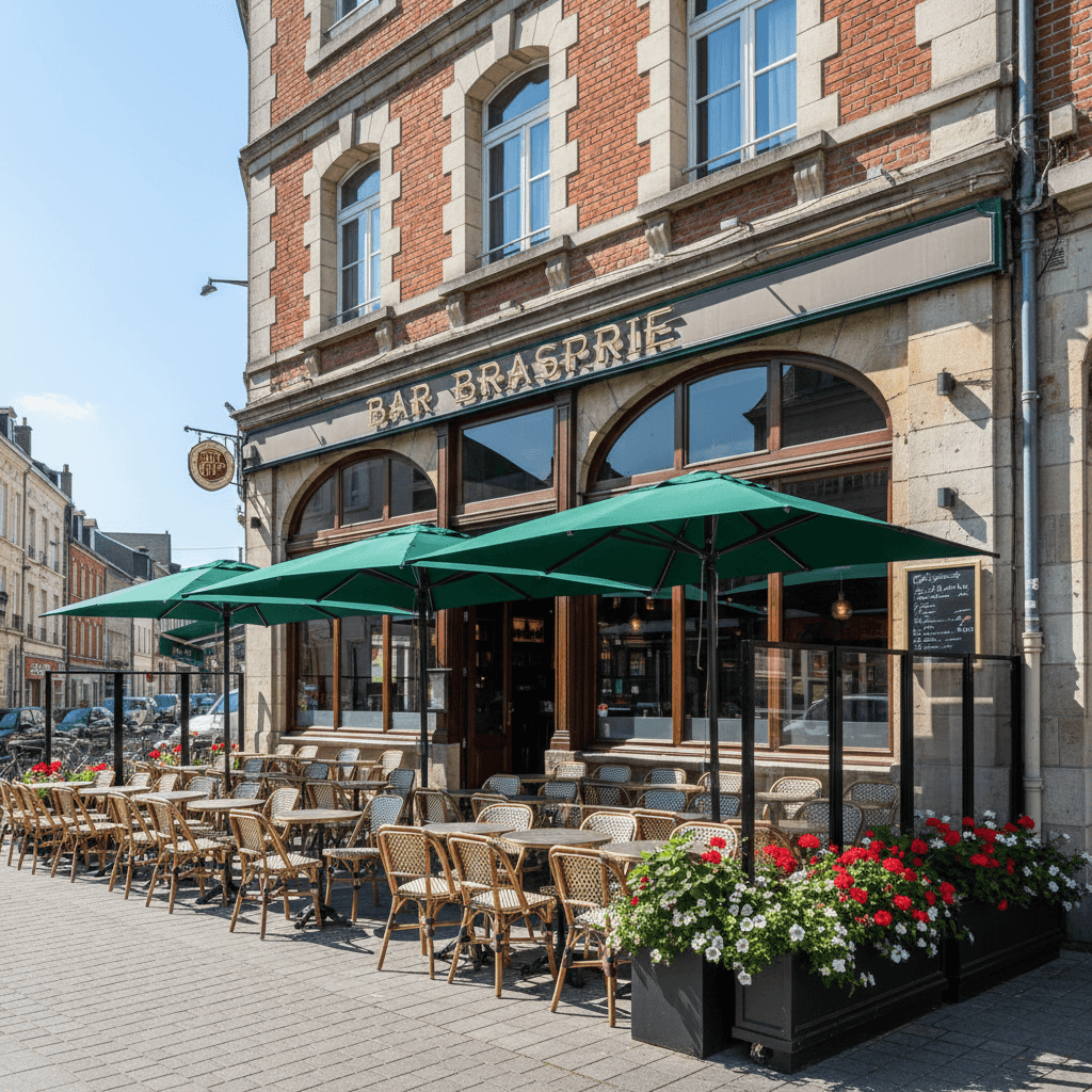 Bar-brasserie 200m² à Valenciennes : terrasse - licence IV - Image 1