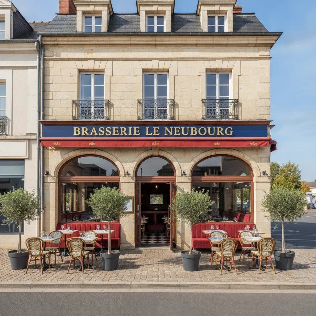 Restaurant 300m² à Le Neubourg : cuisine équipée - parking - Image 1