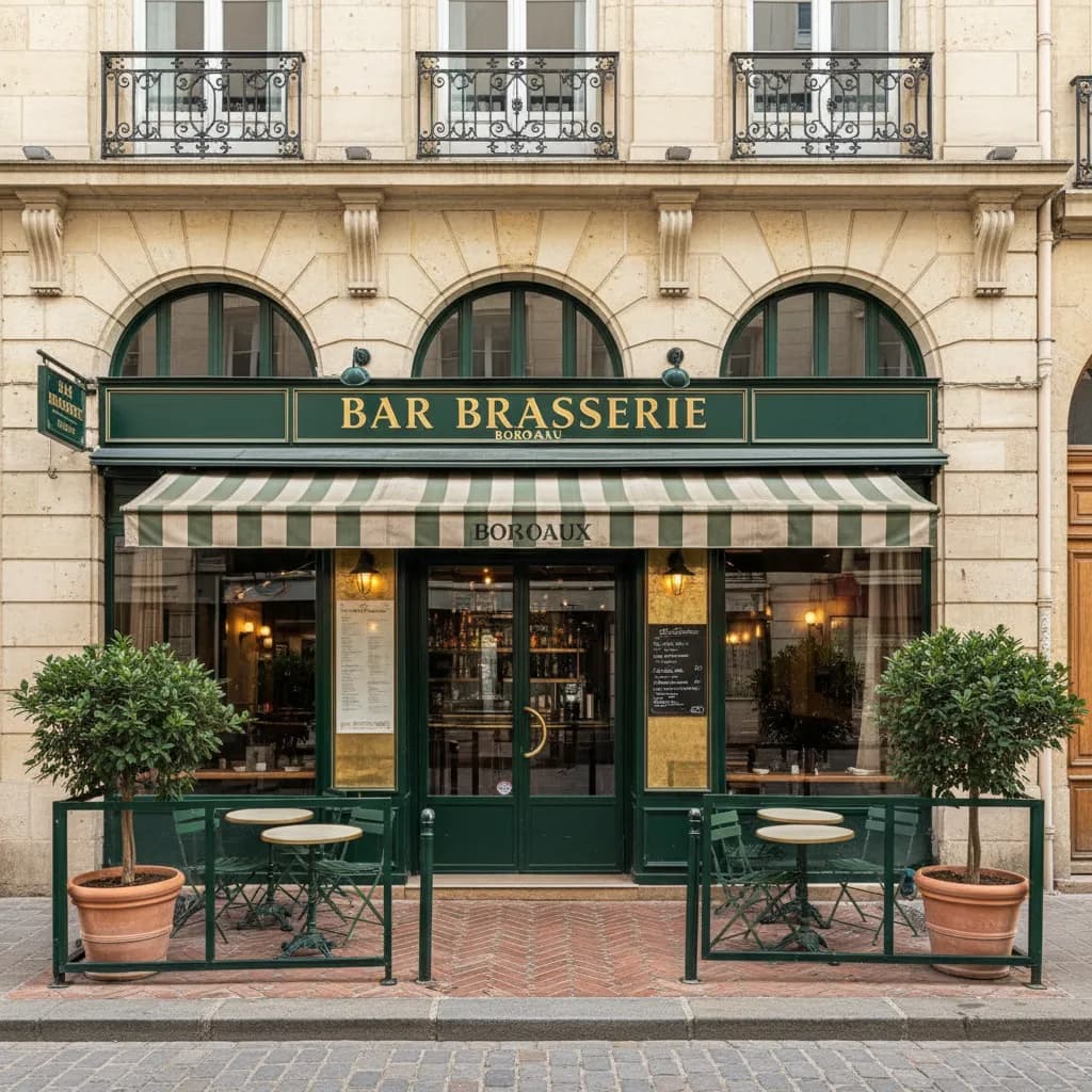 Bar-brasserie à Bordeaux : terrasse - licence IV - Image 1