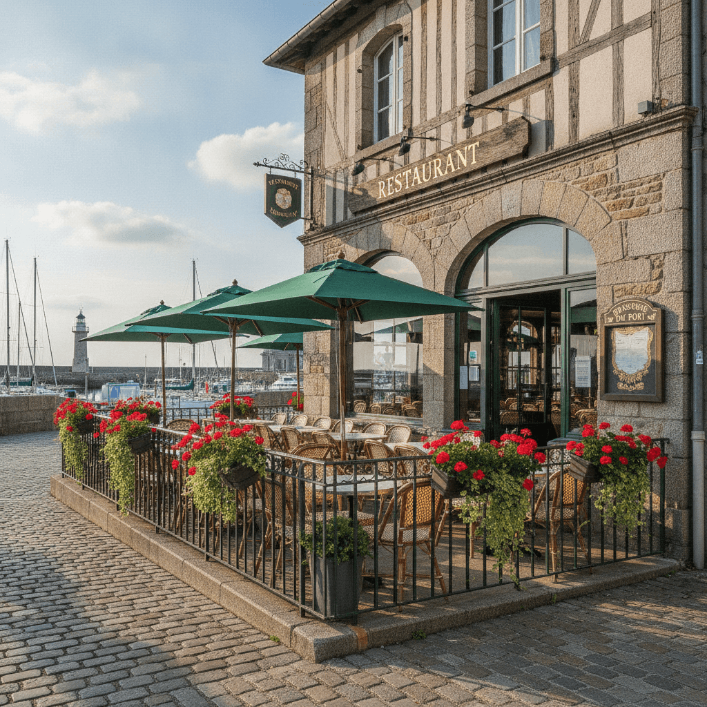 Restaurant à Quimper : terrasse - licence IV