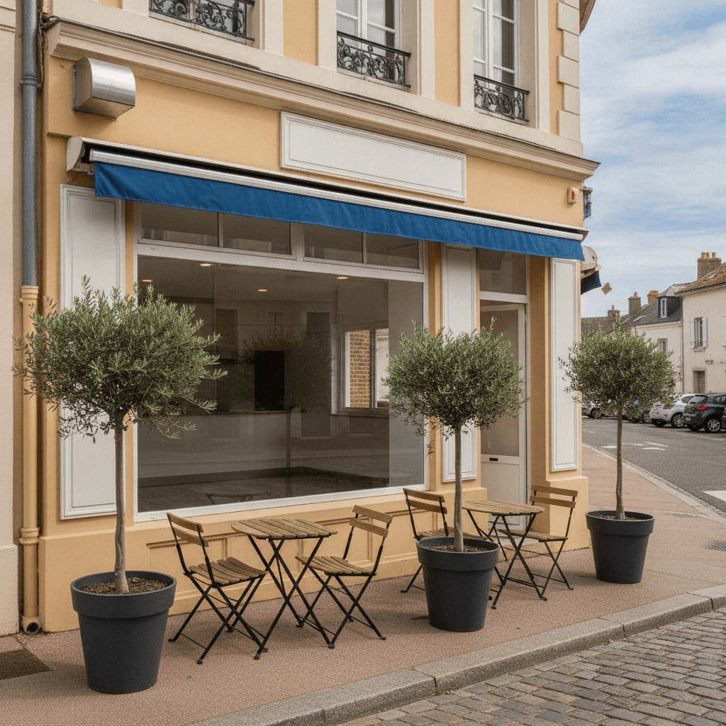 Fast-food 180m² à Les Sables-D'Olonne : terrasse - extraction