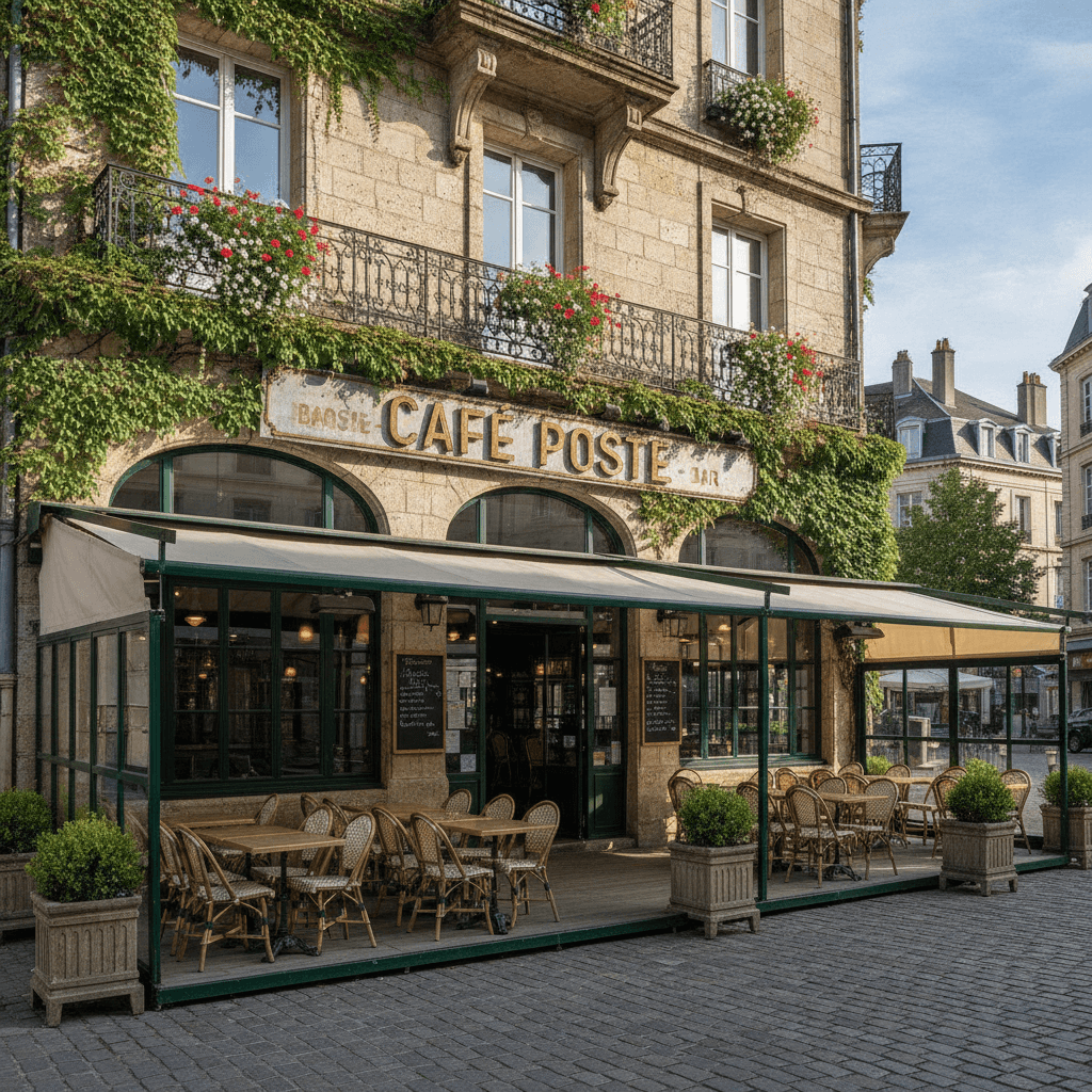 Bar-brasserie 90m² à Besançon : terrasse - licence IV - Image 1
