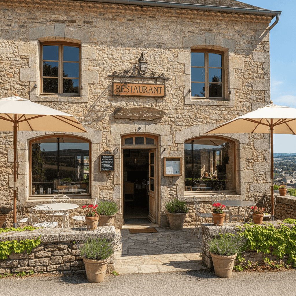 Restaurant 127m² à Saint-Cyr-Le-Chatoux : terrasse - extraction - Image 1