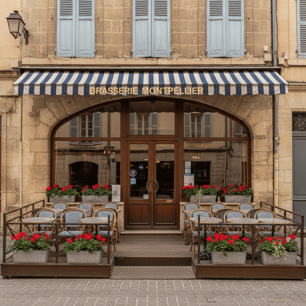Bar-brasserie 144m² à Montpellier : terrasse