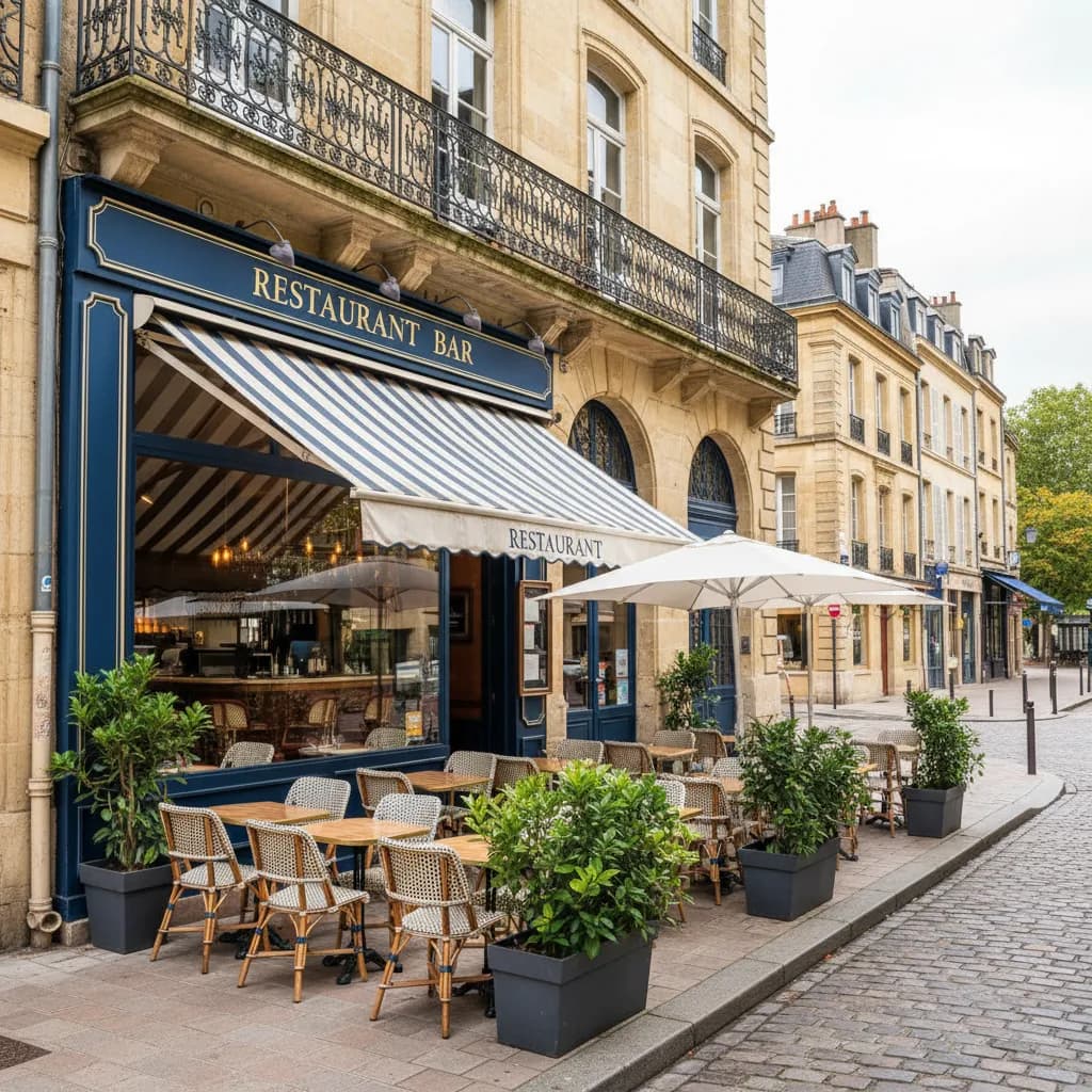 Restaurant 120m² à Bordeaux : terrasse - licence IV - Image 1