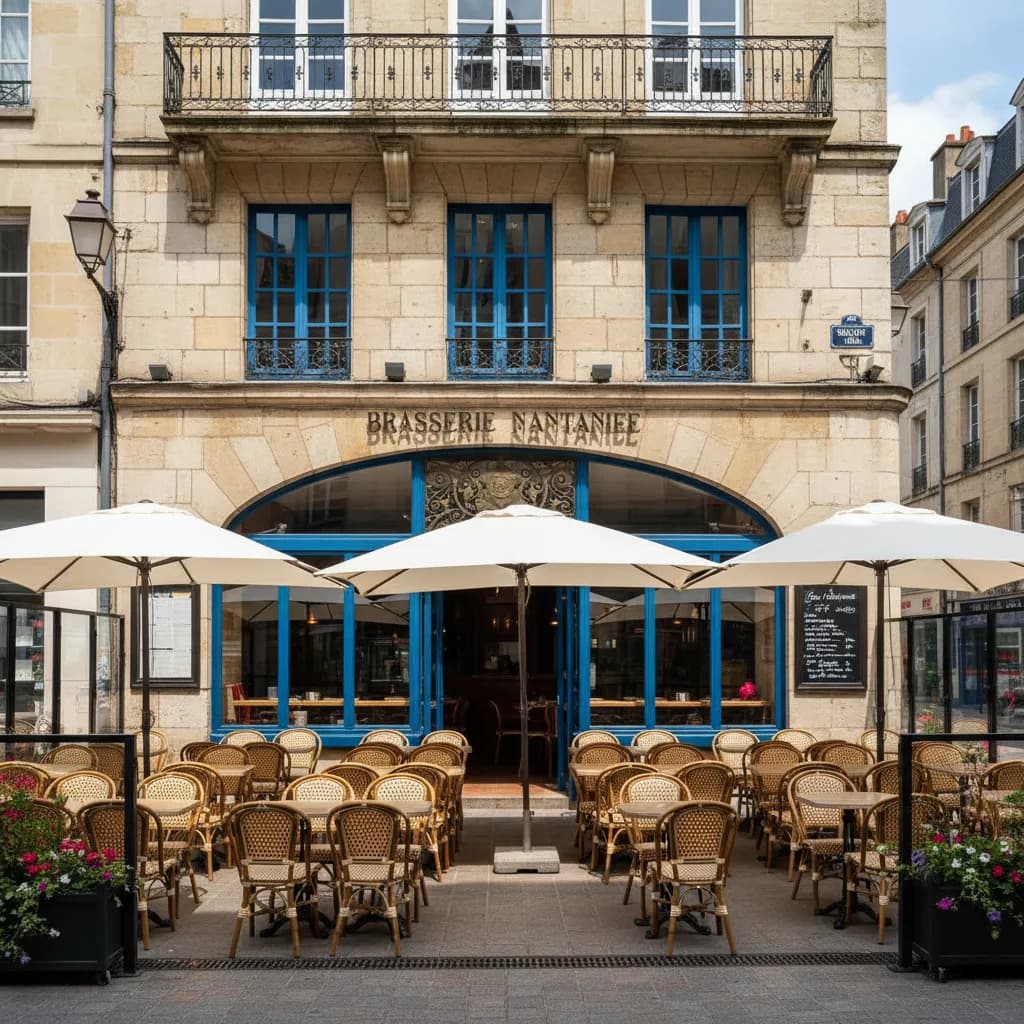 Bar-brasserie 192m² à Nantes : terrasse - licence IV - Image 1