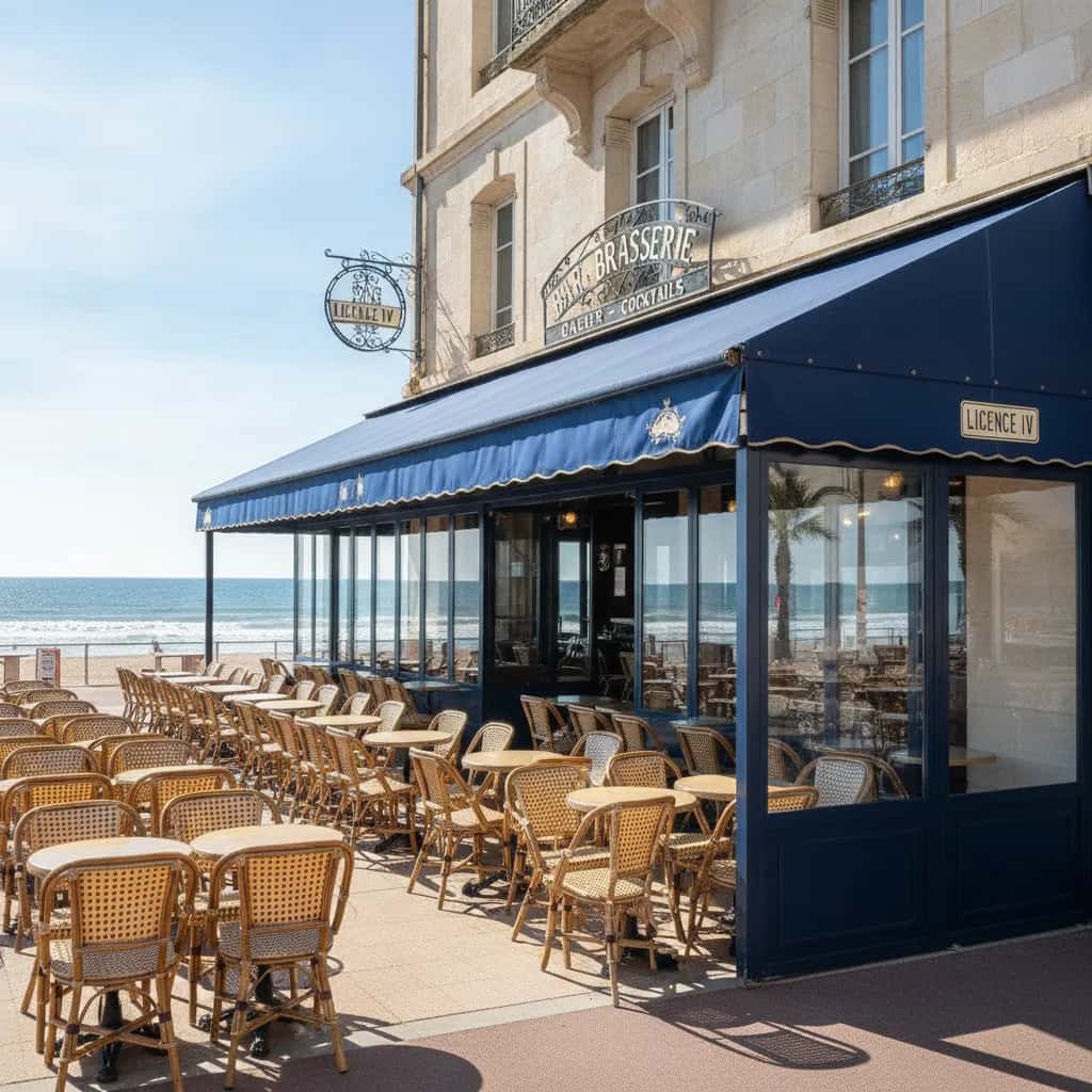 Bar-brasserie 112m² à Canet-En-Roussillon : terrasse - licence IV