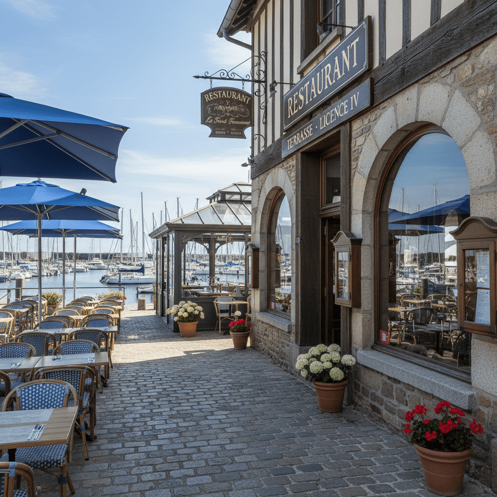 Restaurant à La Forêt-Fouesnant : terrasse - licence IV - Image 1