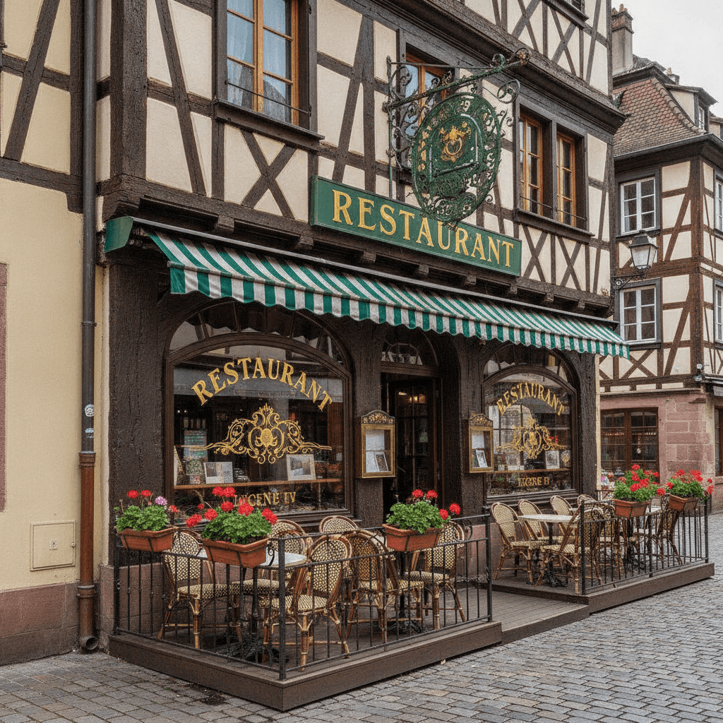 Restaurant 71m² à Strasbourg : terrasse - licence IV - Image 1