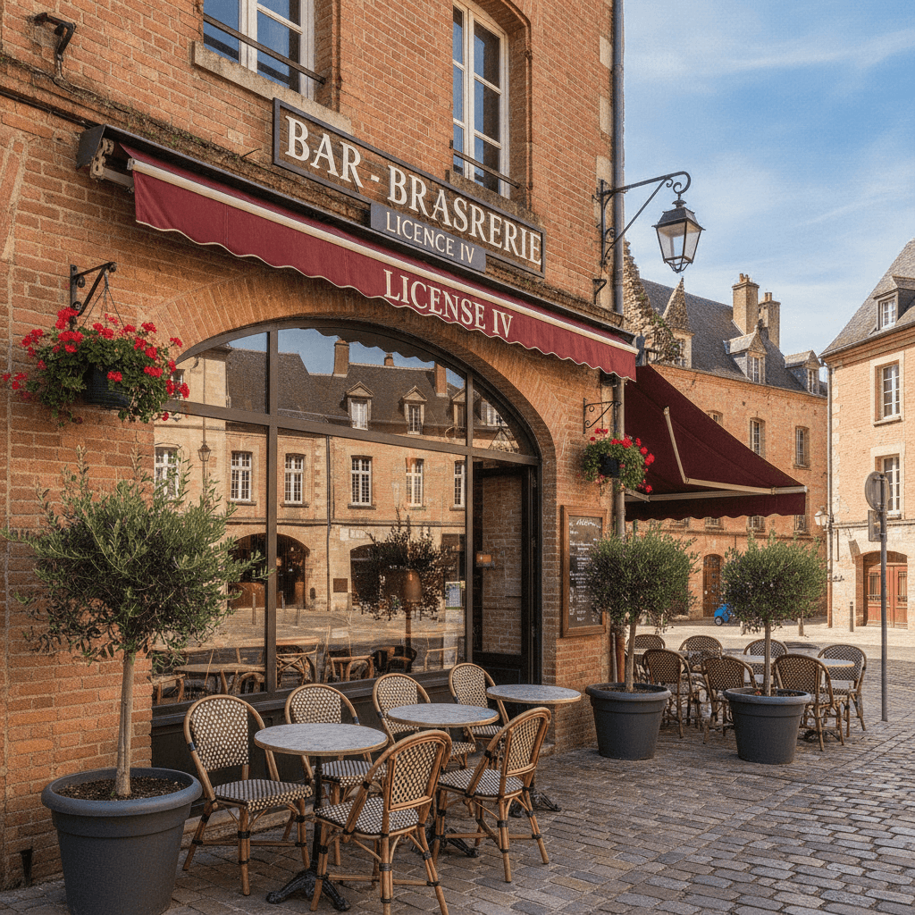 Bar-brasserie à Albi : terrasse - licence IV