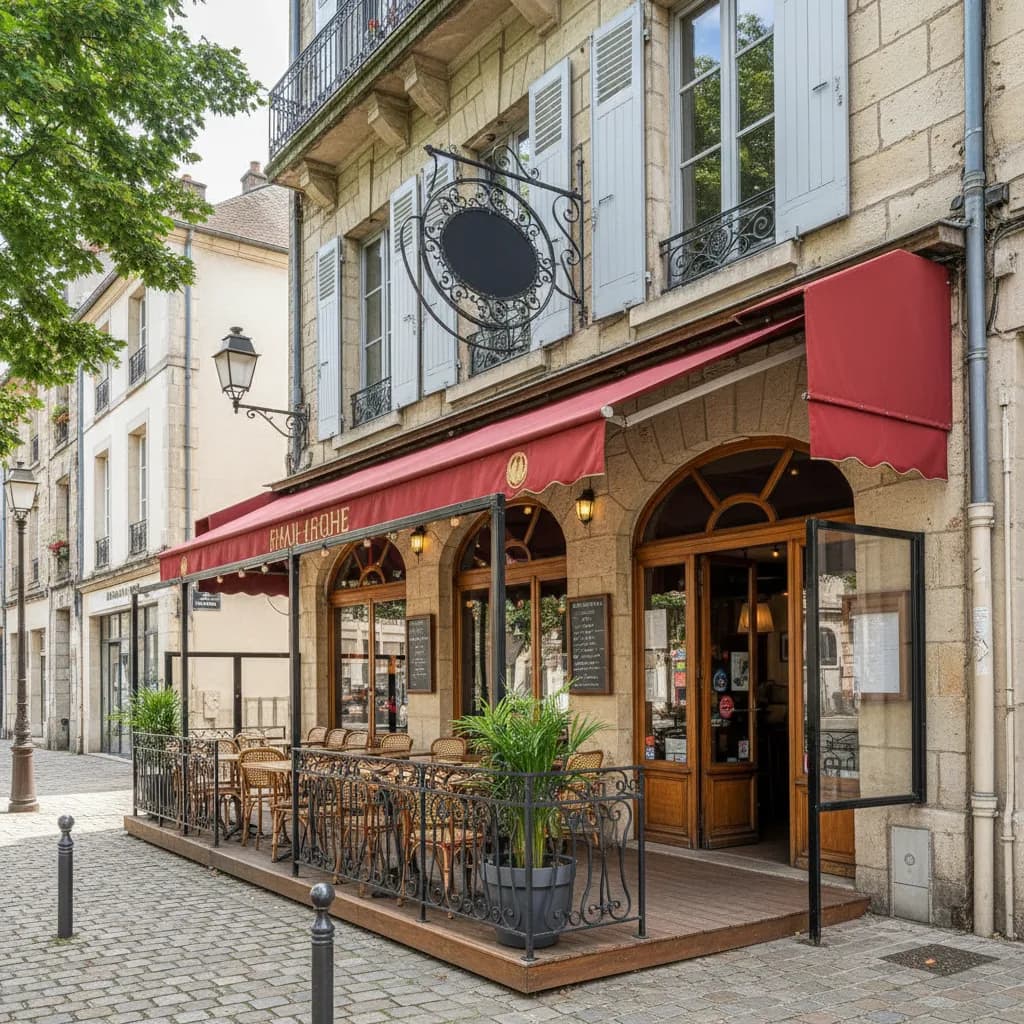 Restaurant à Nantes : terrasse - Image 1