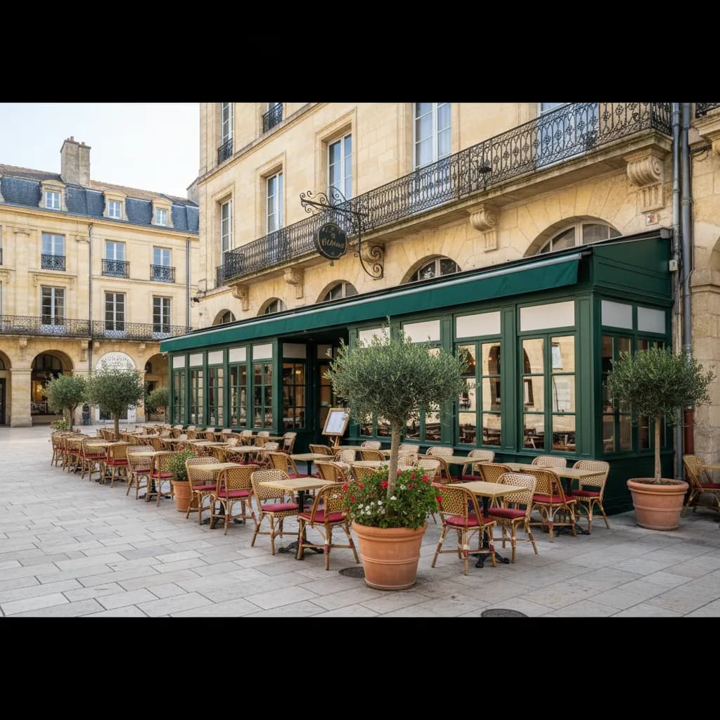 Restaurant à Bordeaux : terrasse - licence IV - Image 1