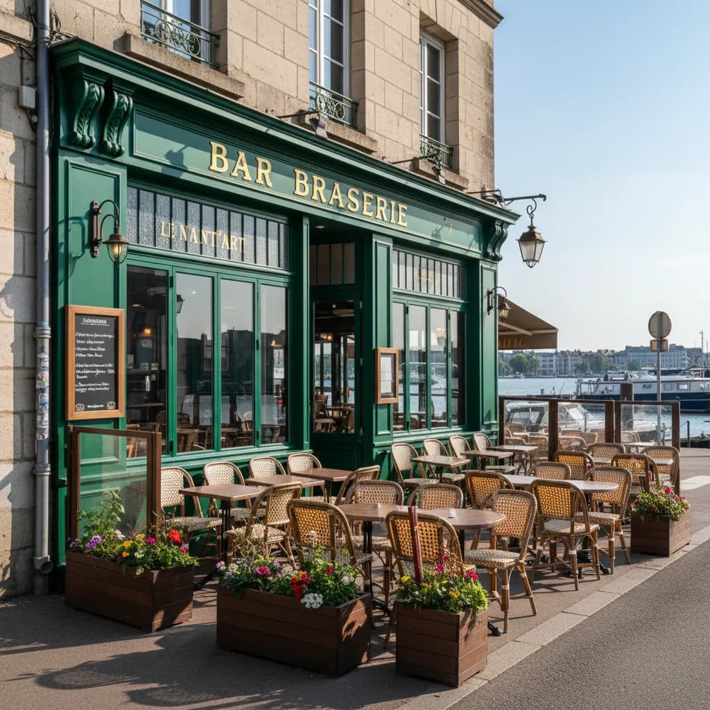 Bar-brasserie 100m² à Nantes : terrasse - licence IV - Image 1