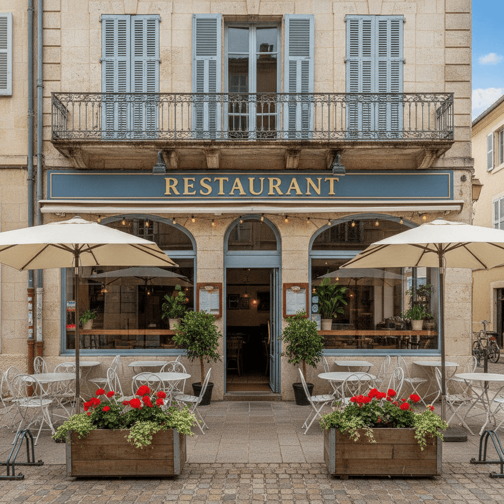 Restaurant 208m² à Perpignan : terrasse - extraction - Image 1