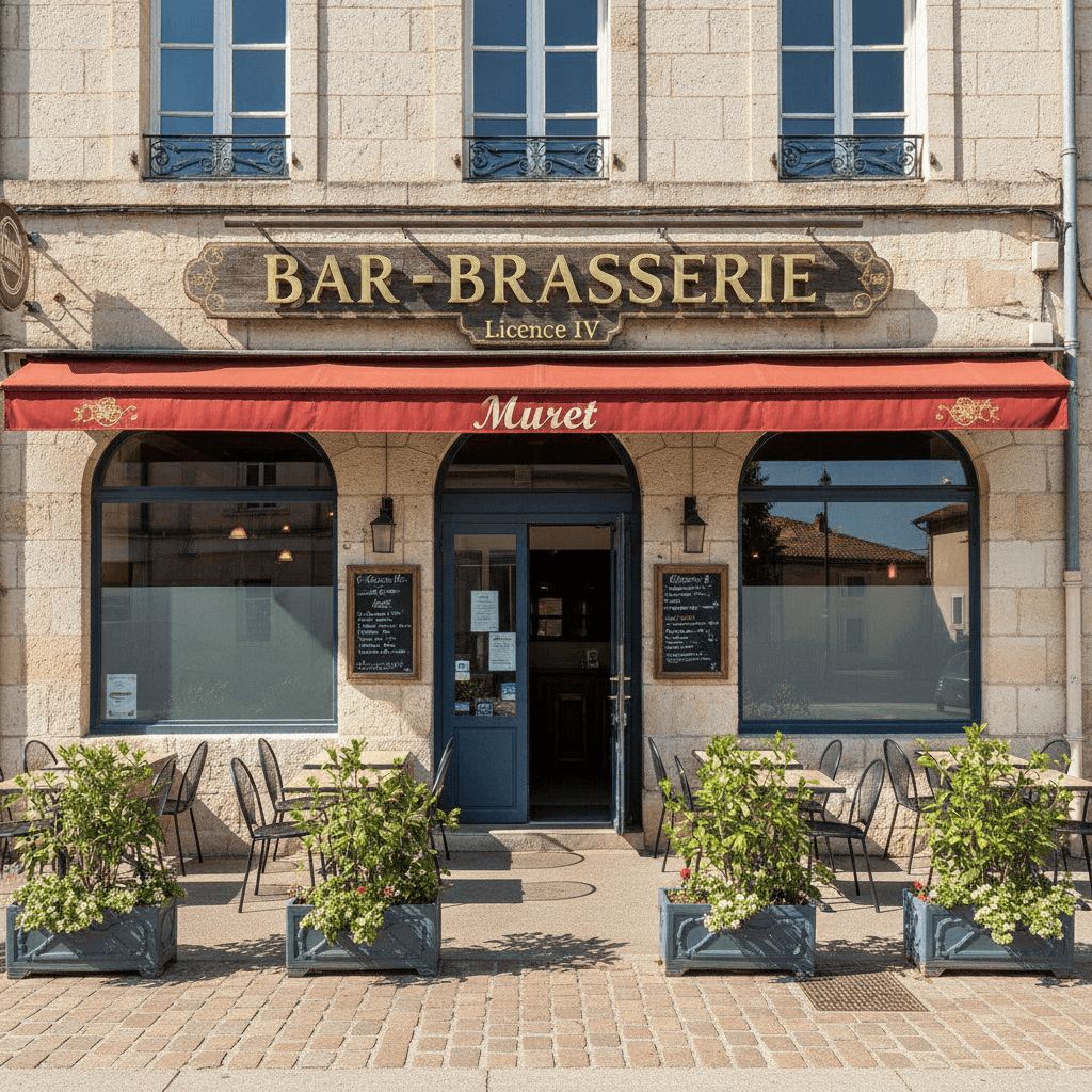 Bar-brasserie 150m² à Muret : terrasse - licence IV