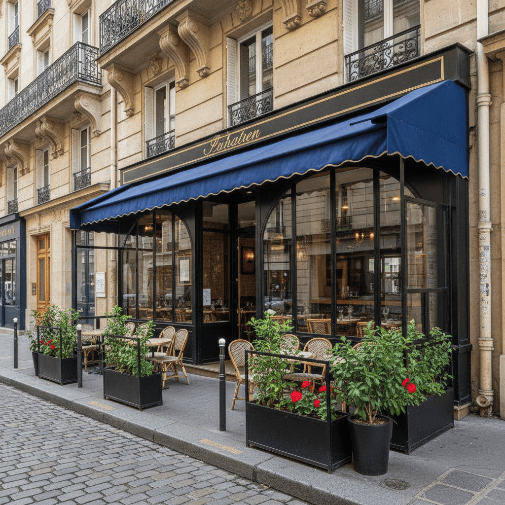Restaurant 82m² à Paris : extraction - cave/réserve