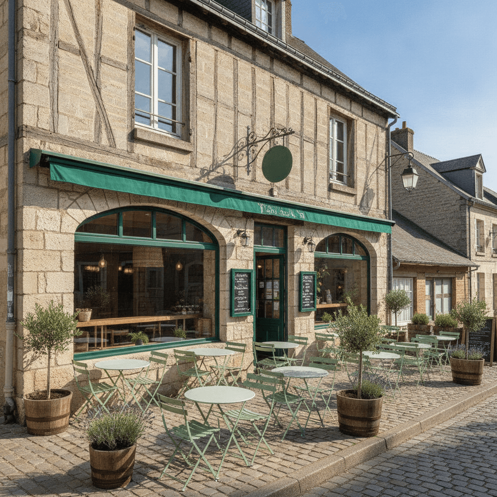Restaurant 70m² à Bersée : terrasse - extraction
