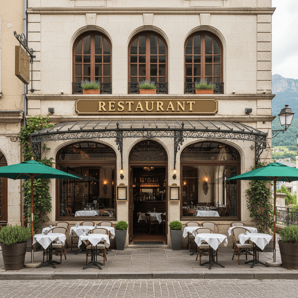 Restaurant 170m² à Corenc : terrasse - licence IV