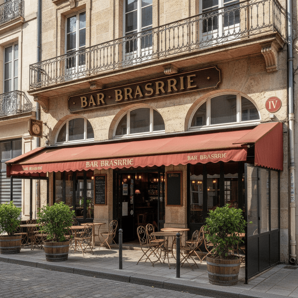 Bar-brasserie à Le Mans : terrasse - licence IV