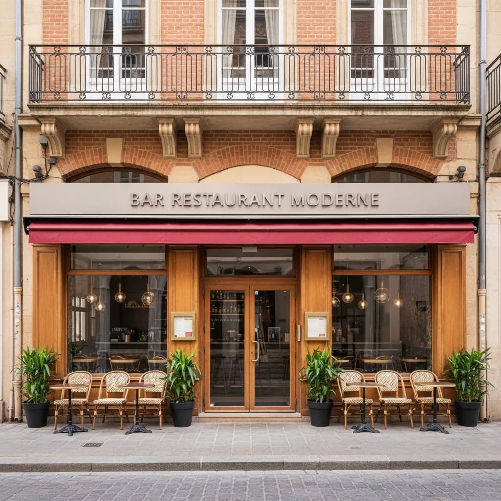 Restaurant 140m² à Toulouse : licence IV - cuisine équipée - Image 1
