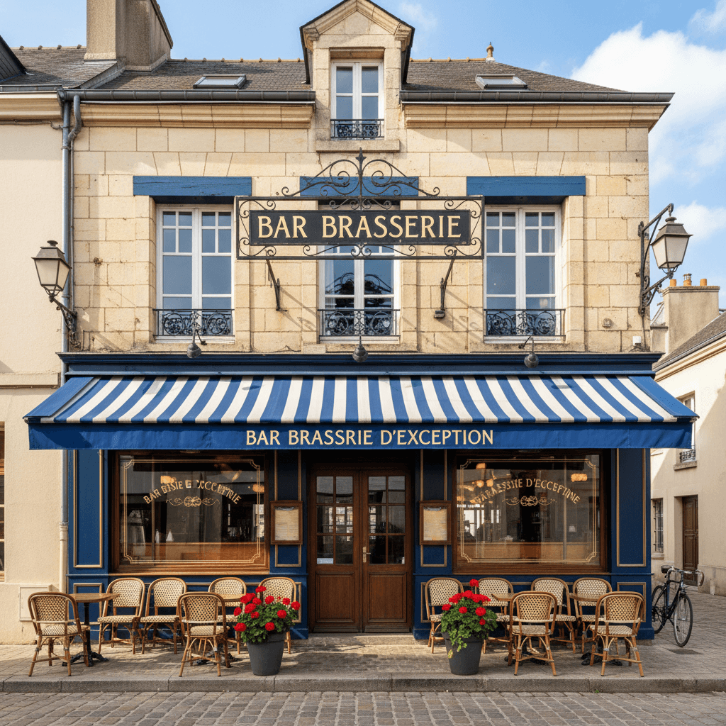 Bar-brasserie à La Roche-Sur-Yon : terrasse - Image 1
