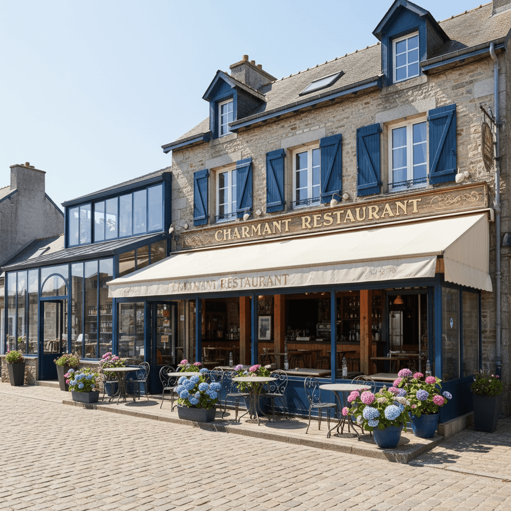 Restaurant 250m² à Saint-Cast-Le-Guildo : terrasse - licence IV - Image 1