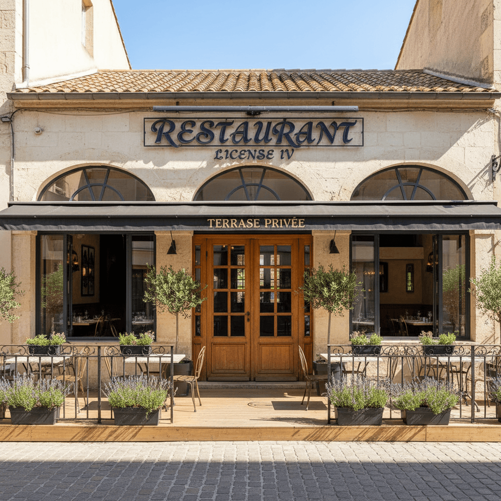 Restaurant à Avignon : terrasse - licence IV - Image 1