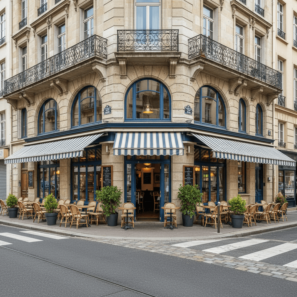 Restaurant 179m² à Lyon : terrasse - licence IV