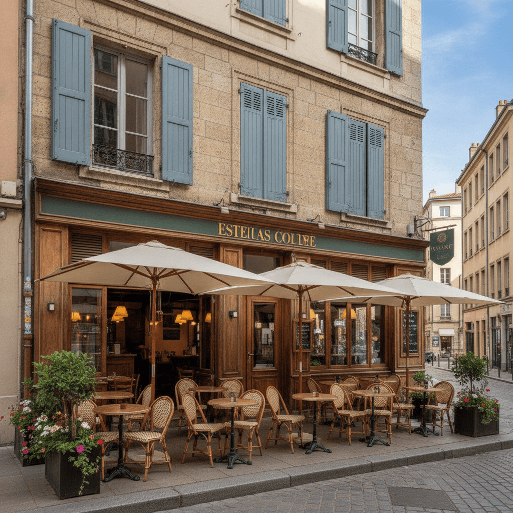 Restaurant 50m² à Lyon : terrasse - licence IV