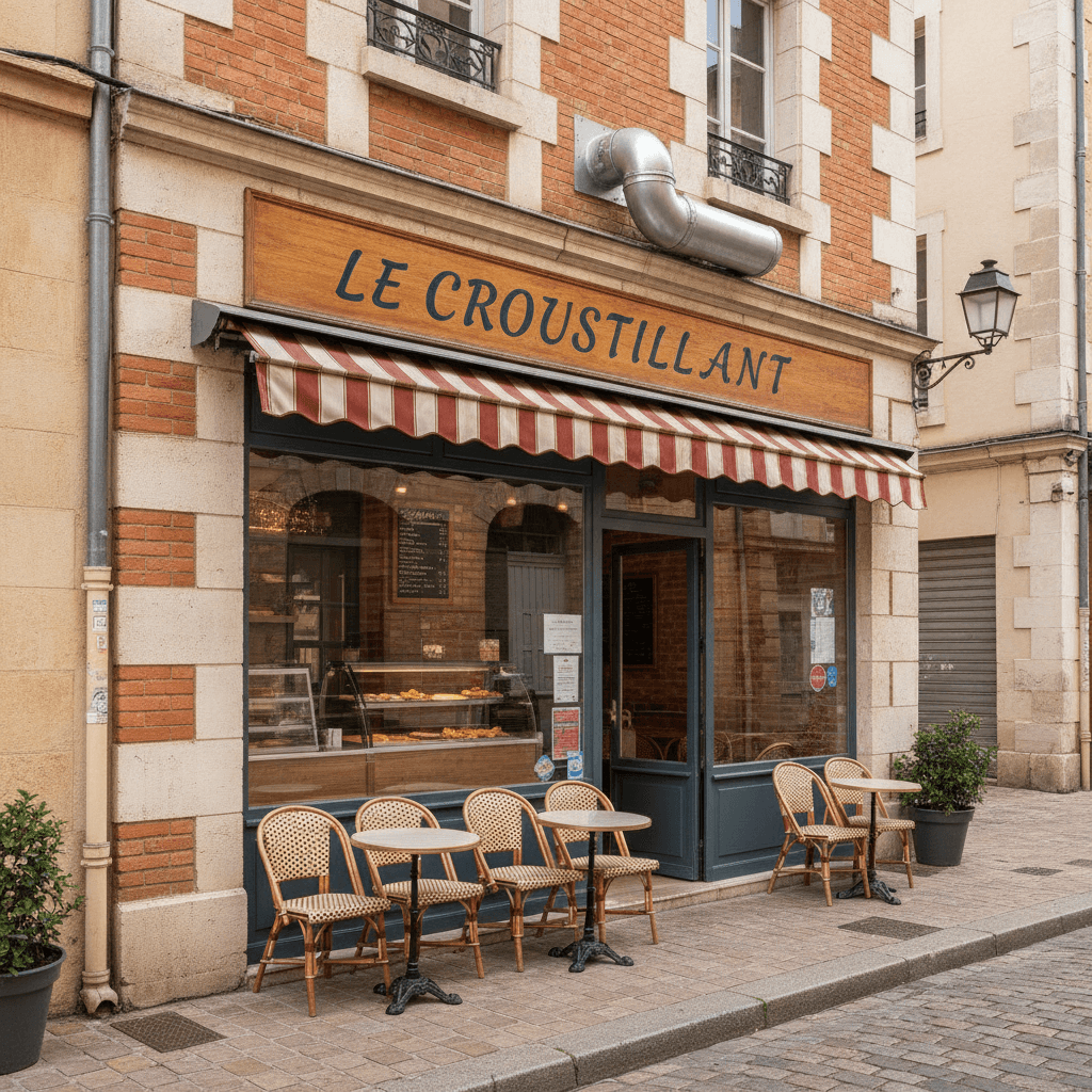 Snack à Toulouse : terrasse - extraction