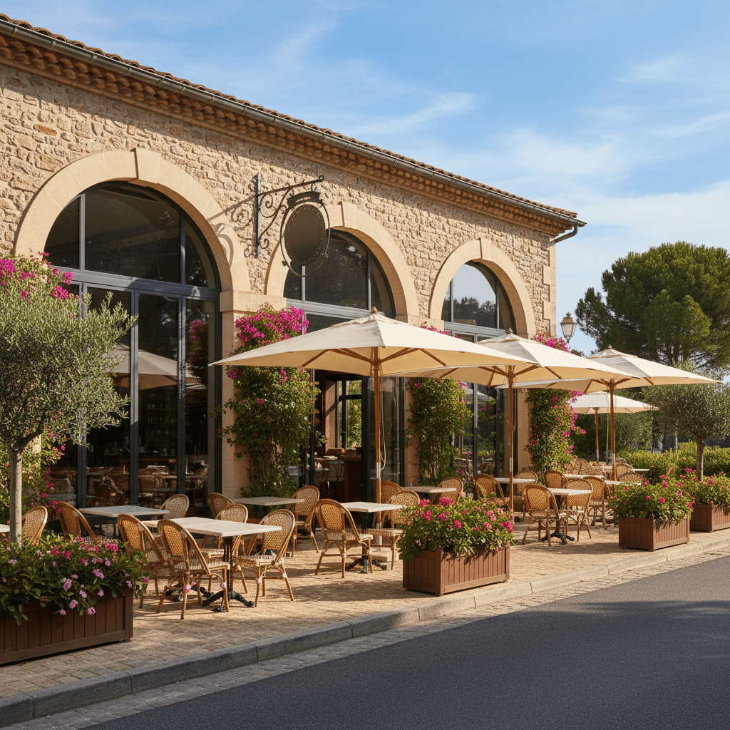 Restaurant : terrasse - licence IV - Image 1