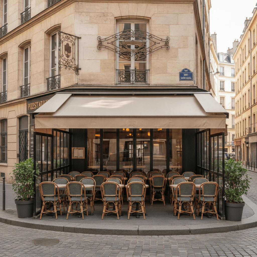Restaurant 42m² à Lyon : terrasse - licence IV