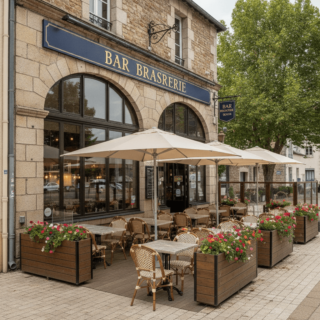 Bar-brasserie 380m² à Héric : terrasse - licence IV - Image 1