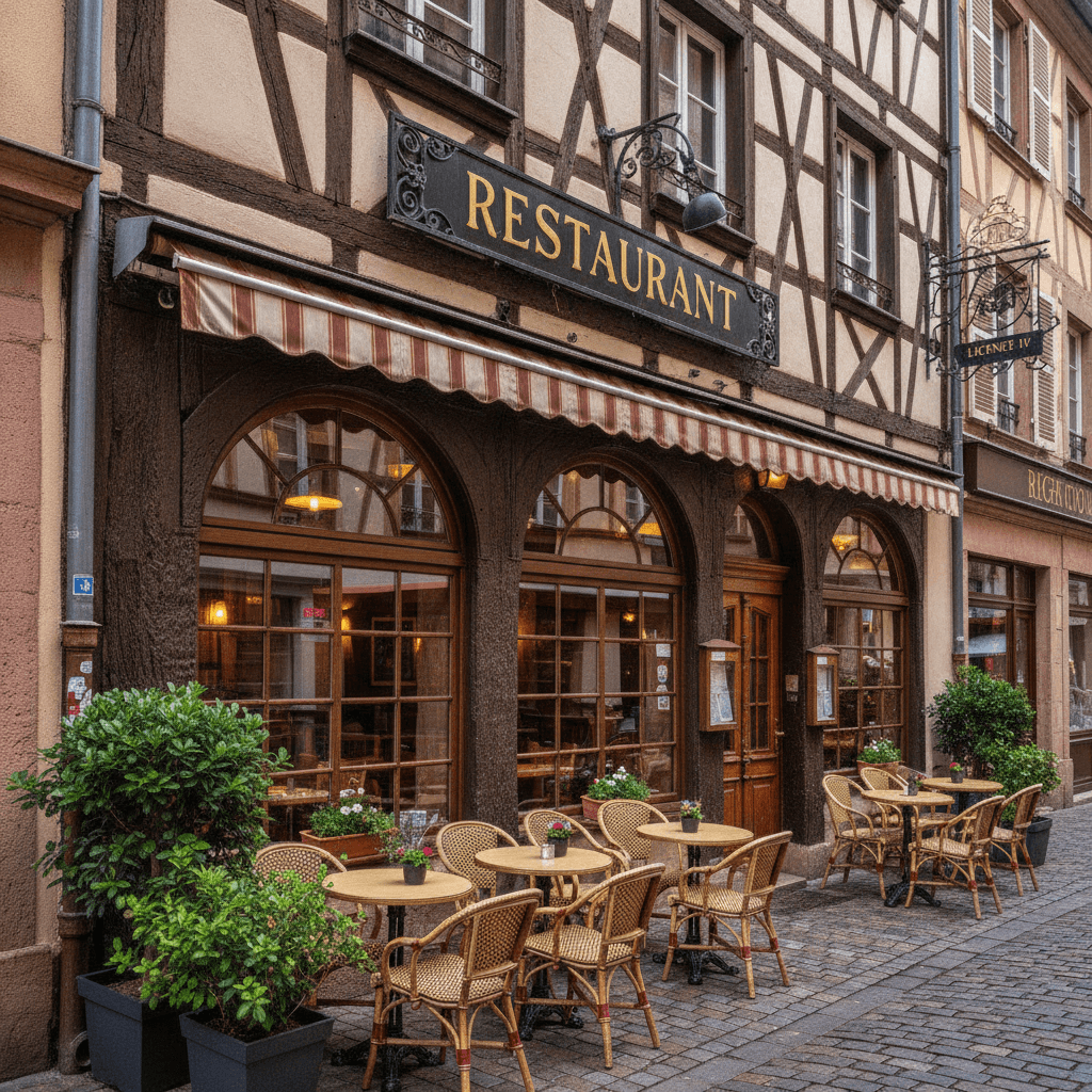Restaurant 150m² à Strasbourg : terrasse - licence IV - Image 1