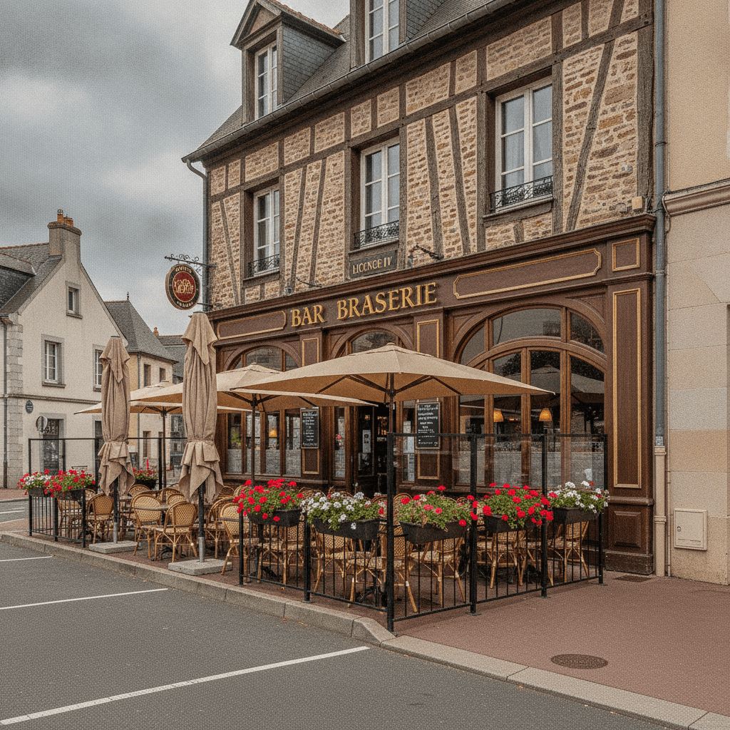 Bar-brasserie à Rouen : terrasse - licence IV - Image 1