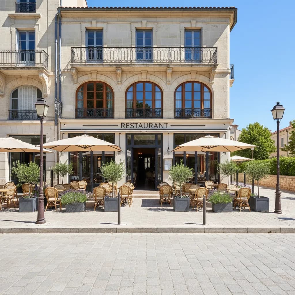 Restaurant 280m² à Montpellier : terrasse - licence IV - Image 1