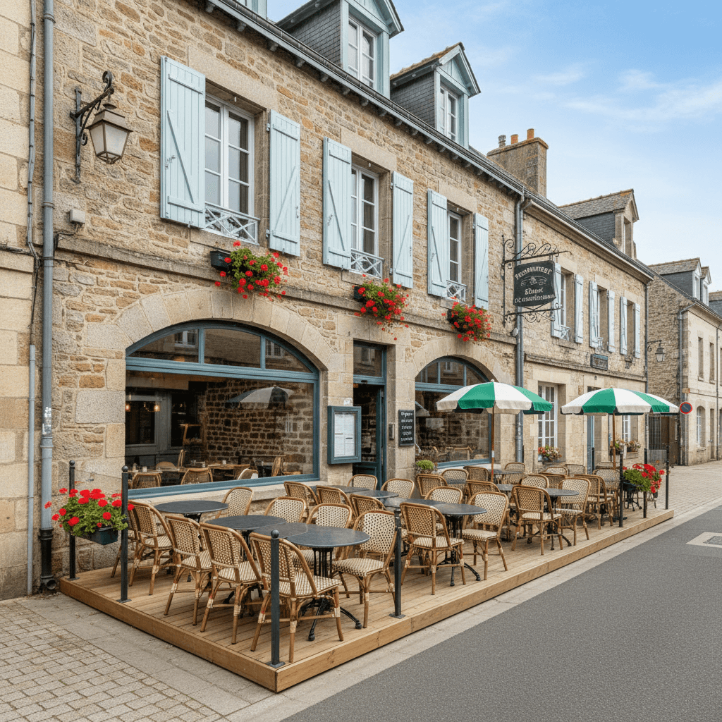 Restaurant 128m² à Cherbourg-En-Cotentin : terrasse - licence IV - Image 1